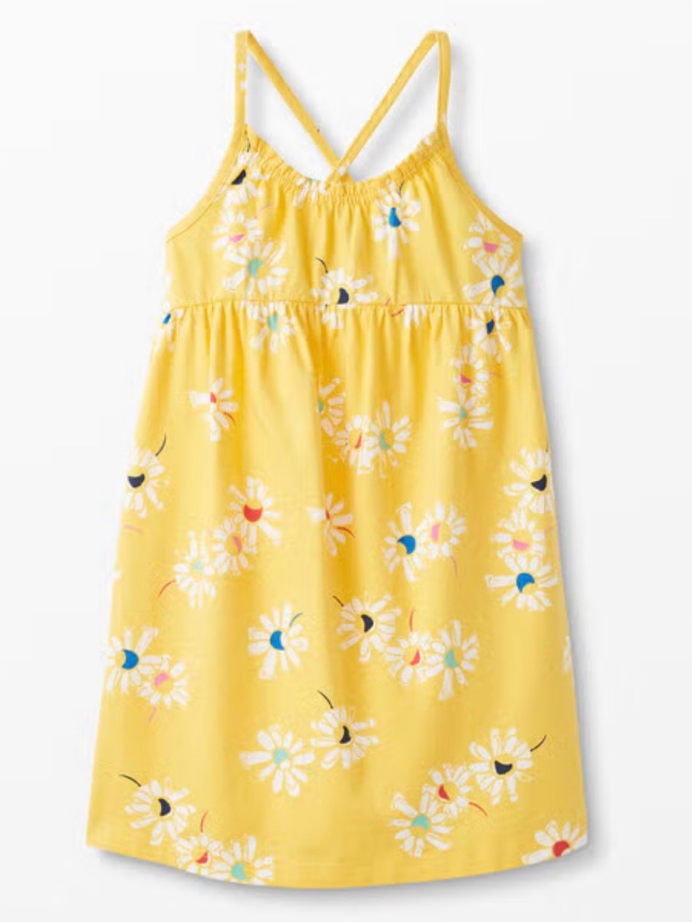 Hanna Andersson Yellow Daisy Print Sundress 6/7